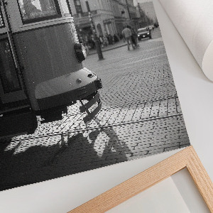 Poster with an urban atmosphere