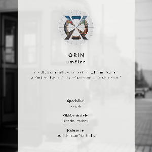 Poster with an urban atmosphere