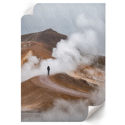 Poster Mountains in the clouds