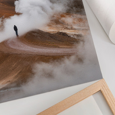 Poster Mountains in the clouds