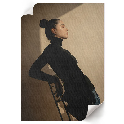 Wall print Female portrait