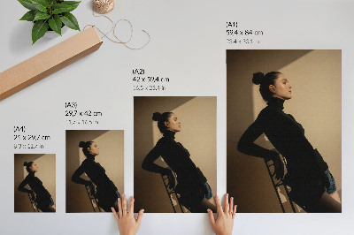 Wall print Female portrait