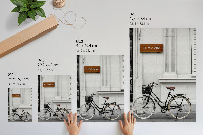 Decorative poster Bike against the wall