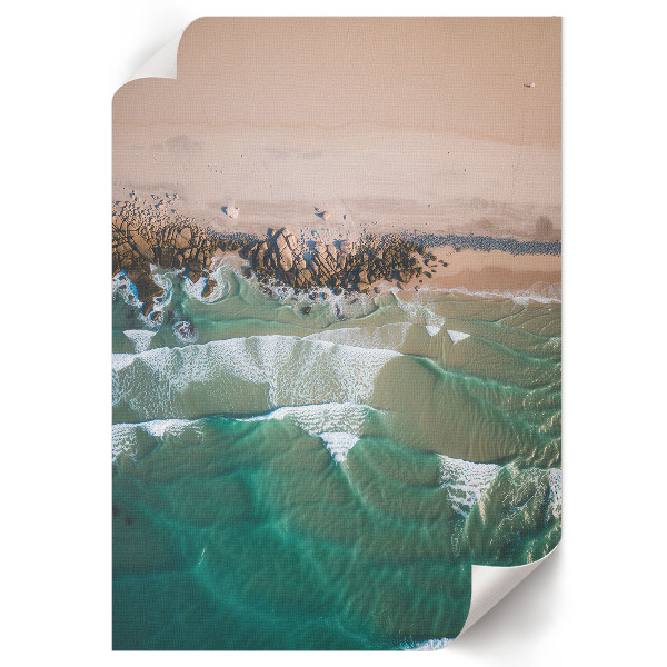 Beach landscape poster