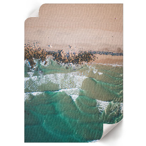 Beach landscape poster