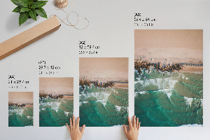 Beach landscape poster
