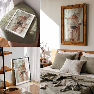 Retro camera wall art