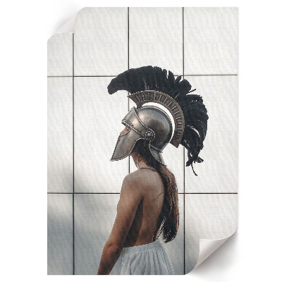 Wall print Gladiator helmet