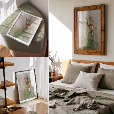 Decorative poster Deer nature