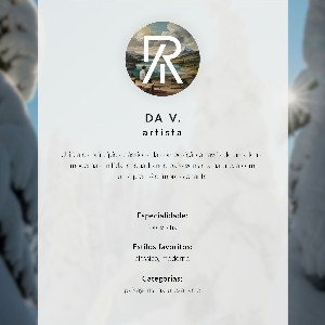 Poster of a coniferous forest in winter