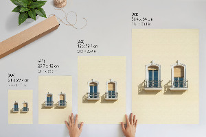 Wall art Facade windows