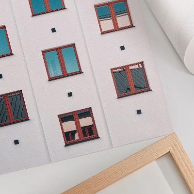 Wall print Window grid