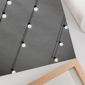 Art print featuring vintage lighting