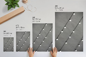 Art print featuring vintage lighting