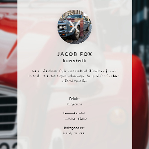 Decorative poster featuring a classic vehicle