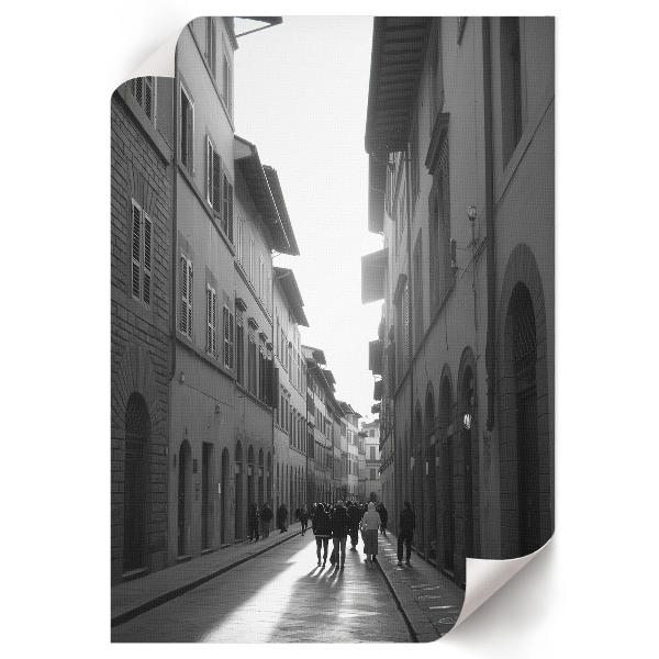 Poster featuring historical architecture