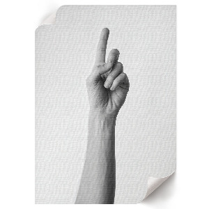 Wall print Hand gesture