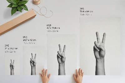 Art print A gesture of peace