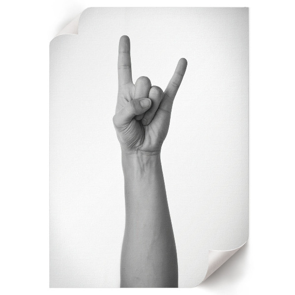 Decorative poster Rock sign