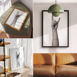 Decorative poster Rock sign