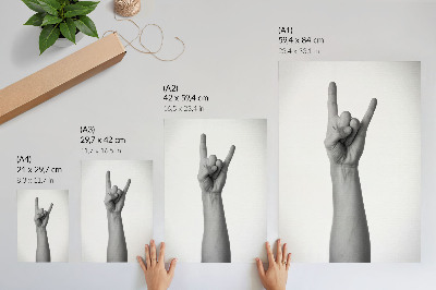 Decorative poster Rock sign