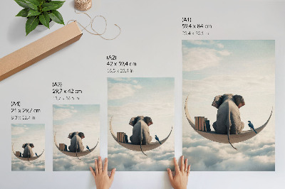 Wall print Moon dream