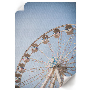 Decorative poster featuring a Ferris wheel