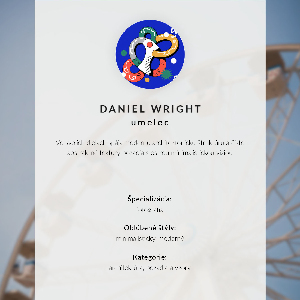 Decorative poster featuring a Ferris wheel