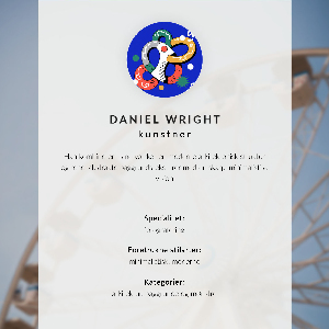 Decorative poster Ferris wheel