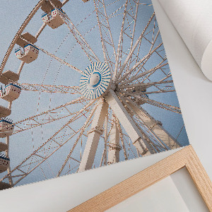 Decorative poster featuring a Ferris wheel