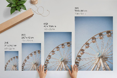 Decorative poster Ferris wheel