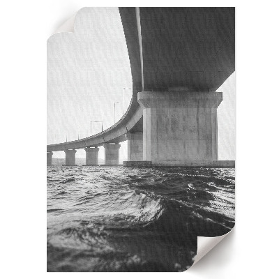 Poster Bridge over the water