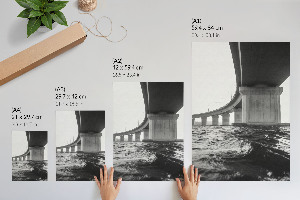 Poster Bridge over the water
