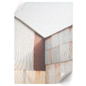 Art print in an industrial minimalist style