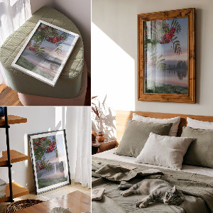 Decorative poster Nature in the morning