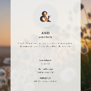 Poster Romantic landscape