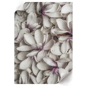 Wall art with a floral motif