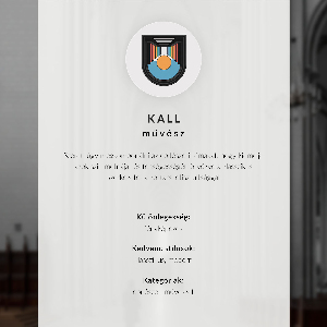 Wall print featuring Gothic arches