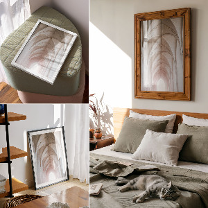 Wall print featuring Gothic arches