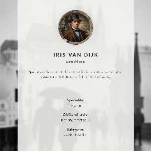 Art print A rainy walk