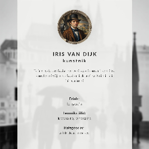 Art print A rainy walk