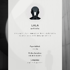 Decorative poster featuring minimalist architecture