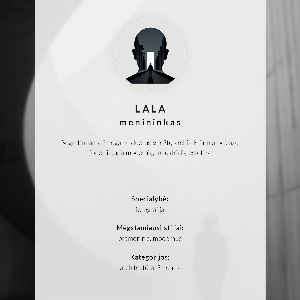 Decorative poster Minimalist architecture