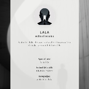 Decorative poster featuring minimalist architecture