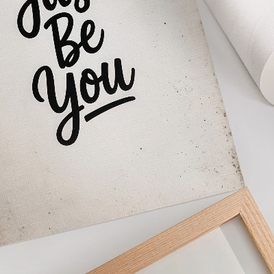 Wall print Just Be You