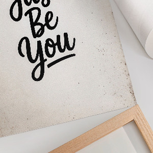 Wall print Just Be You