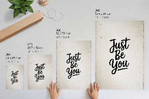 Wall print Just Be You