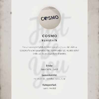 Wall print Just Be You