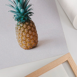 Tropical pineapple poster
