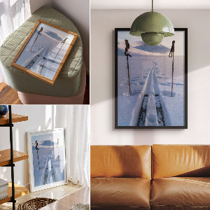 Wall art Winter view